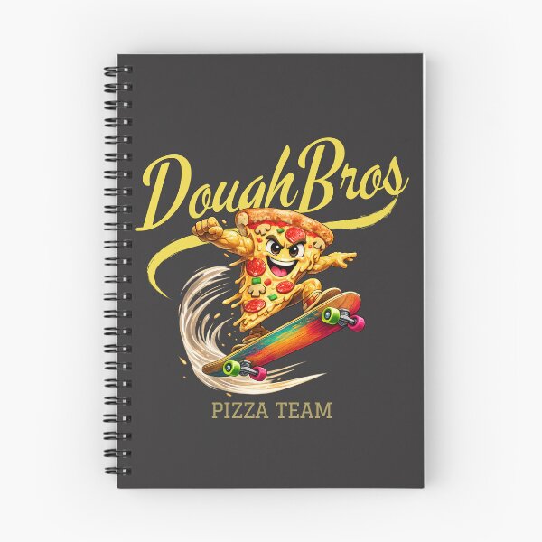 Item preview, DoughBros Pizza Team" Skateboarding Mascot designed and sold by Bluebird Crafted Tee.