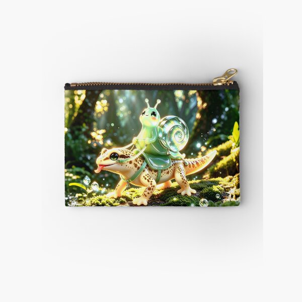 Item preview, The Forest Expedition - Leptopoma Nitidum Riding a Gecko designed and sold by ABYSSLAB.