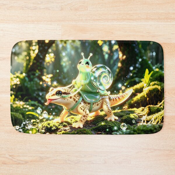 Item preview, The Forest Expedition - Leptopoma Nitidum Riding a Gecko designed and sold by ABYSSLAB.