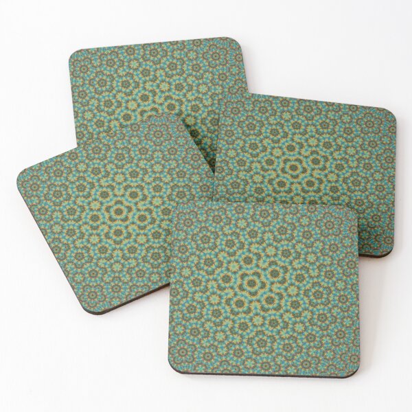 Item preview, Vintage Green Tinfoil Pattern designed and sold by Shy Fractal Designs.