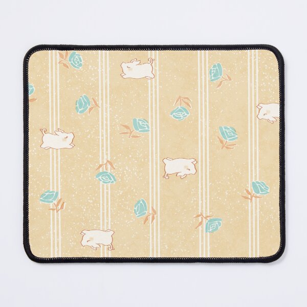 Item preview, Feed Sack Floral With Piglets - f6e1bb designed and sold by knitetgantt.
