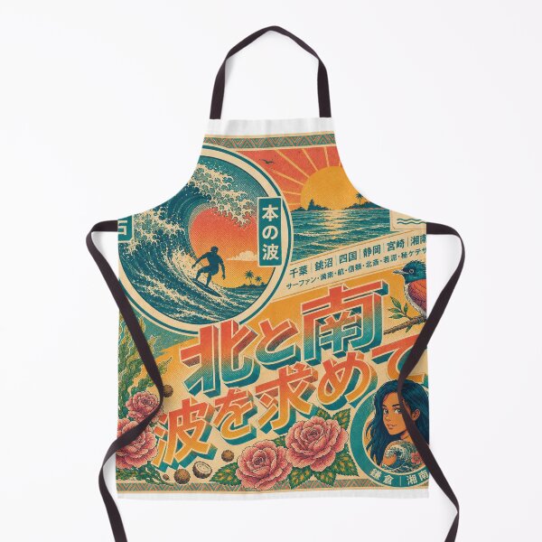 Item preview, Ride the Wave – Japanese Vintage Surf Woodblock T-Shirt designed and sold by zumerdiego.