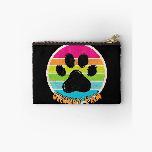 Item preview, Retro Groovy Paw Print Vintage Sun designed and sold by SoyLamderma.