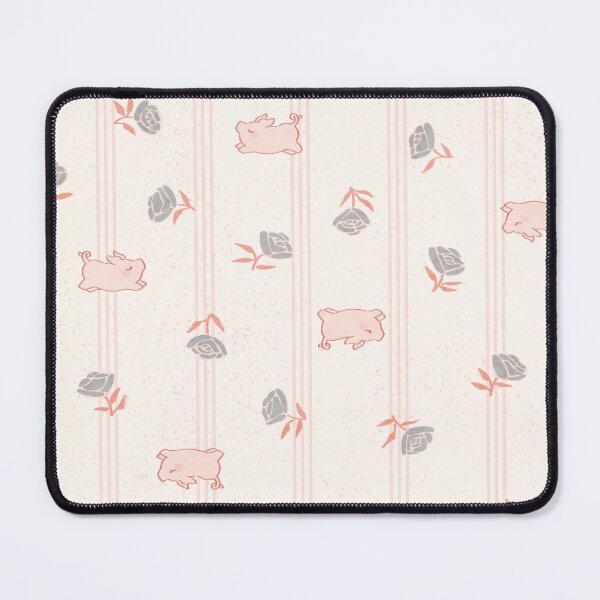 Item preview, Feed Sack Floral With Piglets - fff8f3 designed and sold by knitetgantt.