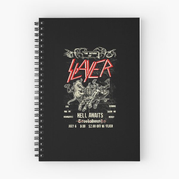Item preview, Slayer Hell Awaits Flyer Design designed and sold by NoemiSmold.
