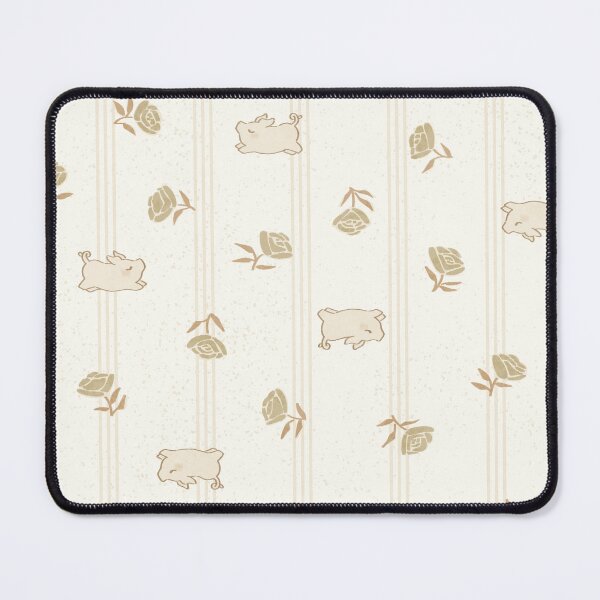 Item preview, Feed Sack Floral With Piglets - fdfcf5 designed and sold by knitetgantt.