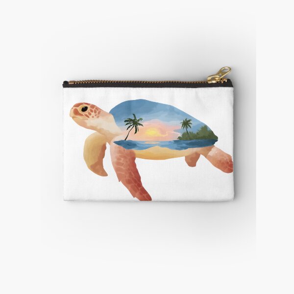 Item preview, Sea turtle journey to ocean sunset designed and sold by Newrealis.