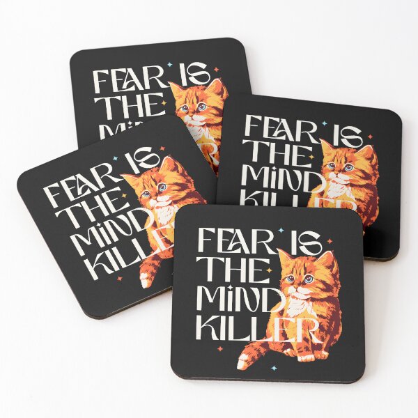 Item preview, Fear Is The Mind Killer Cat designed and sold by SlayPOPShop.