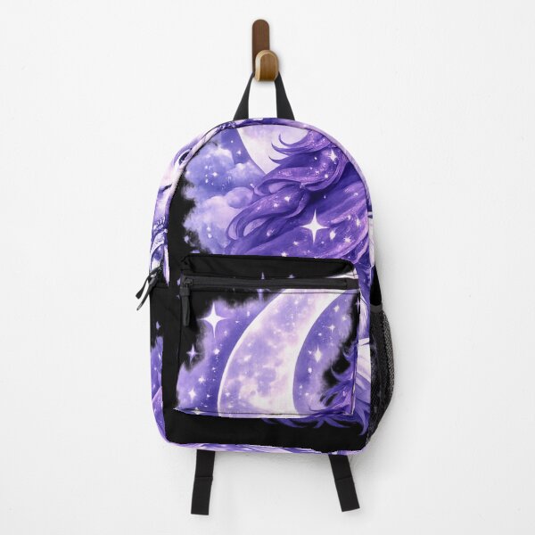Item preview, Moon Princess Wolf – Celestial Fantasy Wolf with Crescent Moon & Purple designed and sold by Moonlight Studio.