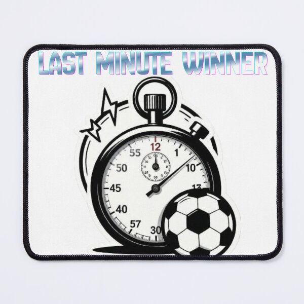 Item preview, Last Minute Winner Funny Soccer Quote Design designed and sold by SKSSTYLe.