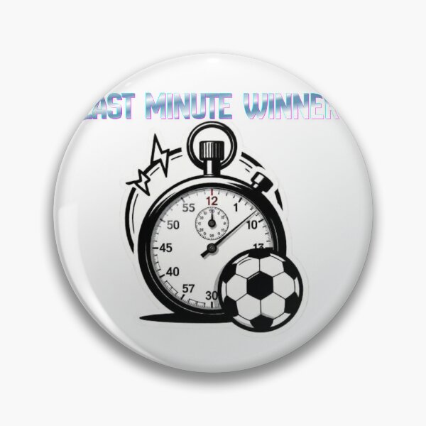 Item preview, Last Minute Winner Funny Soccer Quote Design designed and sold by SKSSTYLe.
