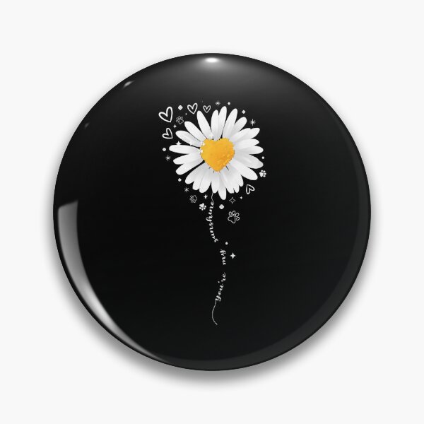 Item preview, Sunshine Daisy Flower with Pet Paw Prints designed and sold by SoyLamderma.