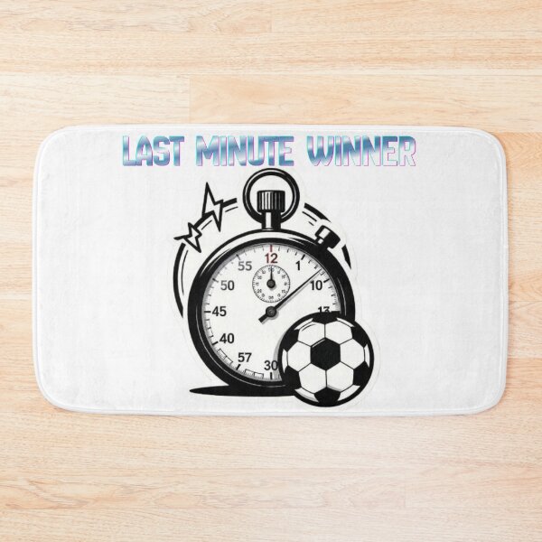 Item preview, Last Minute Winner Funny Soccer Quote Design designed and sold by SKSSTYLe.