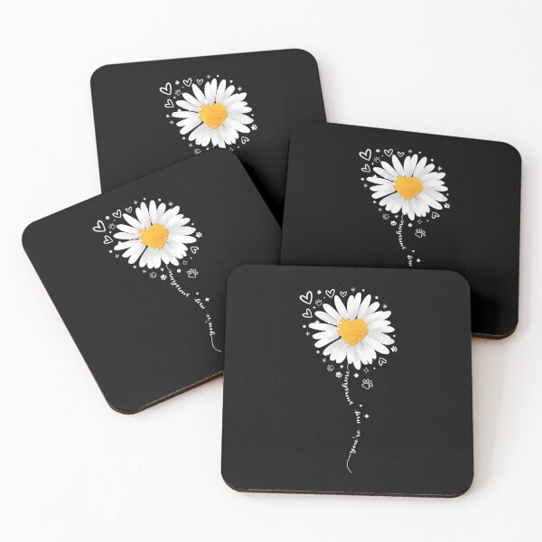 Item preview, Sunshine Daisy Flower with Pet Paw Prints designed and sold by SoyLamderma.