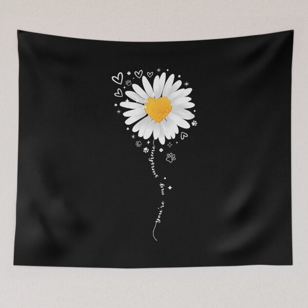 Item preview, Sunshine Daisy Flower with Pet Paw Prints designed and sold by SoyLamderma.