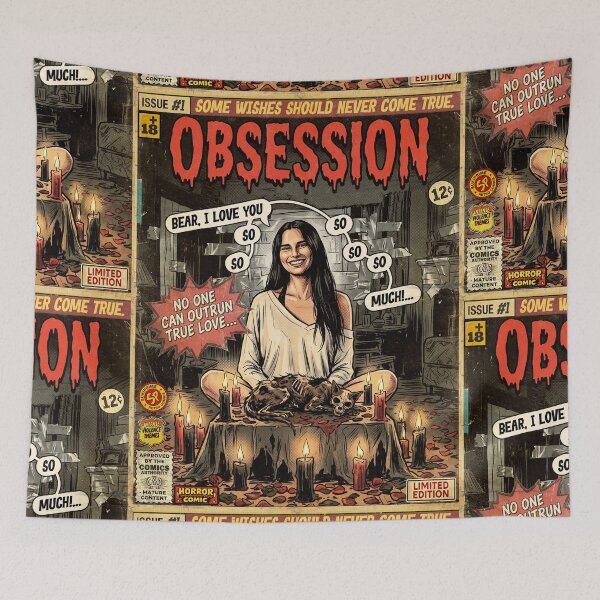 Item preview, Obsession Movie Vintage Retro Comic Cover Art designed and sold by Back2Collage.