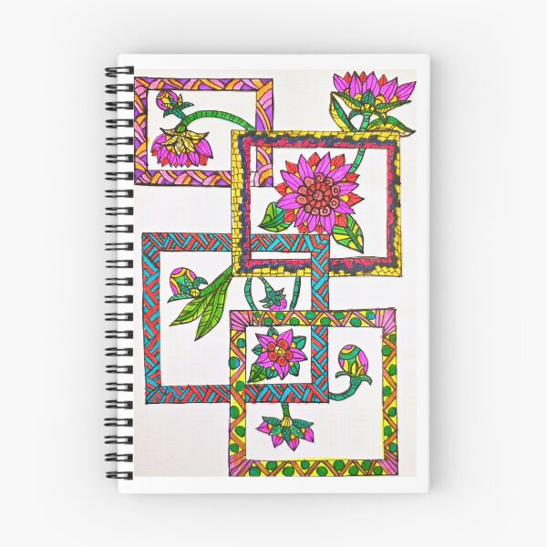 Item preview, Radiant Floral Mosaic Frames – Colorful Geometric Botanical Pattern designed and sold by Selena.m.studio.