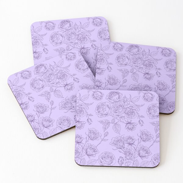 Item preview, Lavender Rose Pattern | Elegant Floral Botanical Design in Soft Purple designed and sold by Goca Shop.