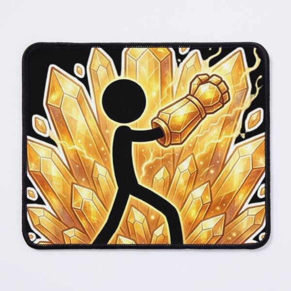 Item preview, Golden Crystal Bubble Power Stickman designed and sold by Interactive-Art.