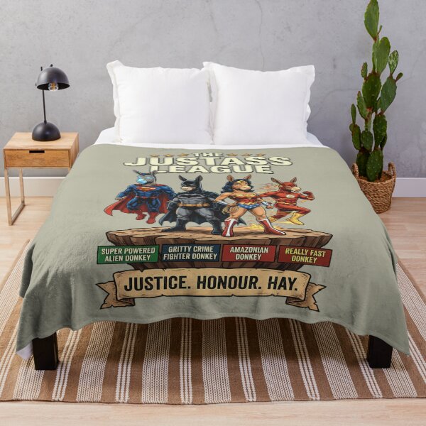 Item preview, The Justass League (Donkey Superheroes) designed and sold by Cathedral of Curiosity.