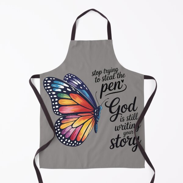 Item preview, God Is Still Writing Your Story | Christian Rainbow Butterfly Design designed and sold by Jen.Lou.