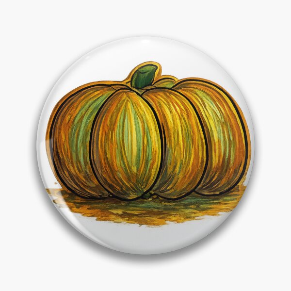 Item preview, Hand Painted Autumn Pumpkin Watercolor Illustration designed and sold by TheSlowShore.