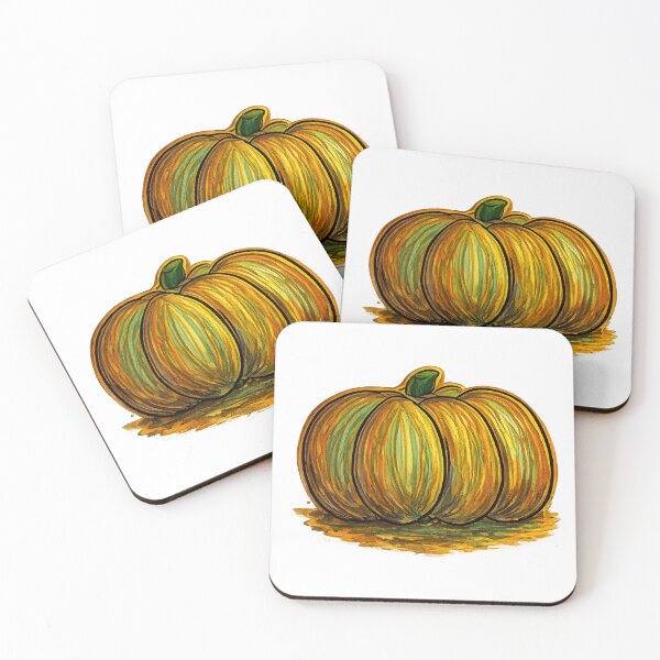 Item preview, Hand Painted Autumn Pumpkin Watercolor Illustration designed and sold by TheSlowShore.