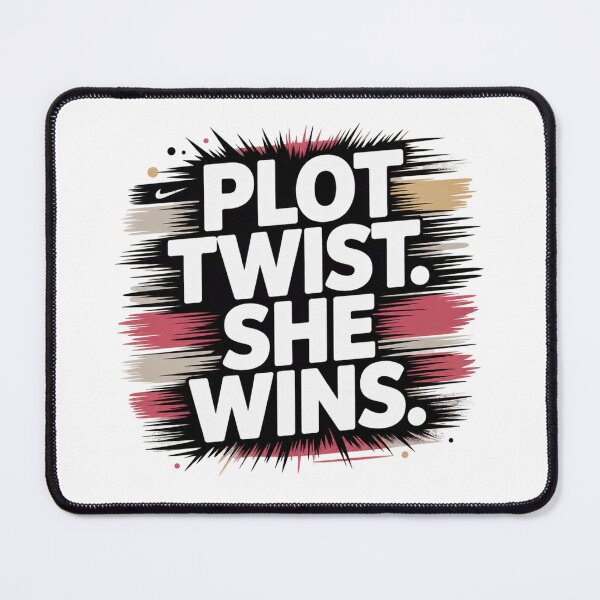 Item preview, Plot Twist She Wins. Bold Motivational Typography. Empowerment Quote Aesthetic designed and sold by Aarvya Fashion Club ( A.F.C ).