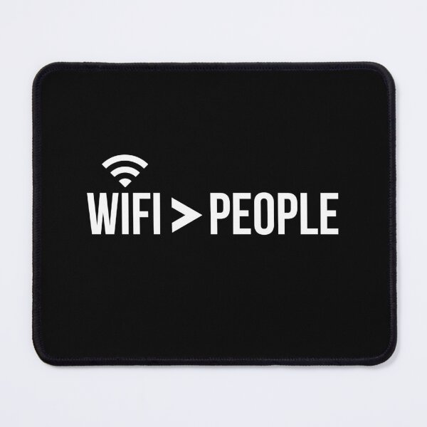 Item preview, Wifi Greater Than People Funny Antisocial T-Shirt Introvert Gift Tech Humor Tee designed and sold by TongTang.