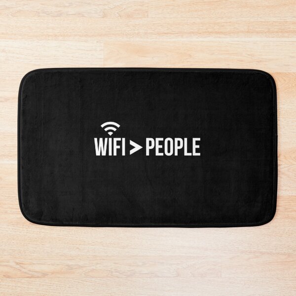 Item preview, Wifi Greater Than People Funny Antisocial T-Shirt Introvert Gift Tech Humor Tee designed and sold by TongTang.
