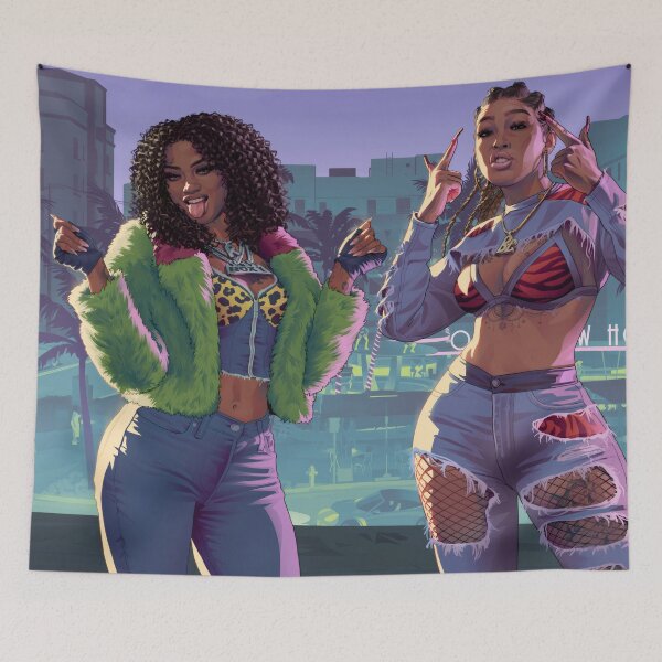 Item preview, Retro Neon Ocean View Night - Urban Streetwear Girls Clubbing Desk Mat designed and sold by Billy Morfo™.