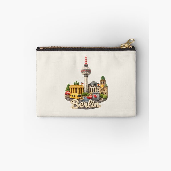 Item preview, Cute Knitted Berlin Landmark | Handmade Yarn Knit City Travel Souvenir designed and sold by Moons Studio.