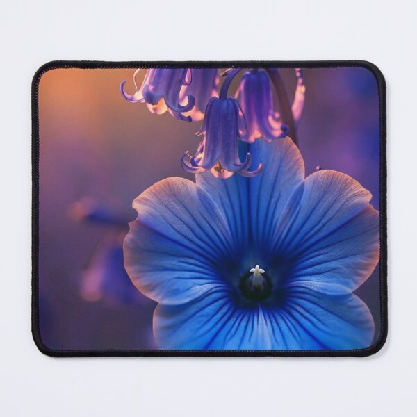 Item preview, Enchanted Blue Flower in Magical Light designed and sold by WitchyBotanicaArt.