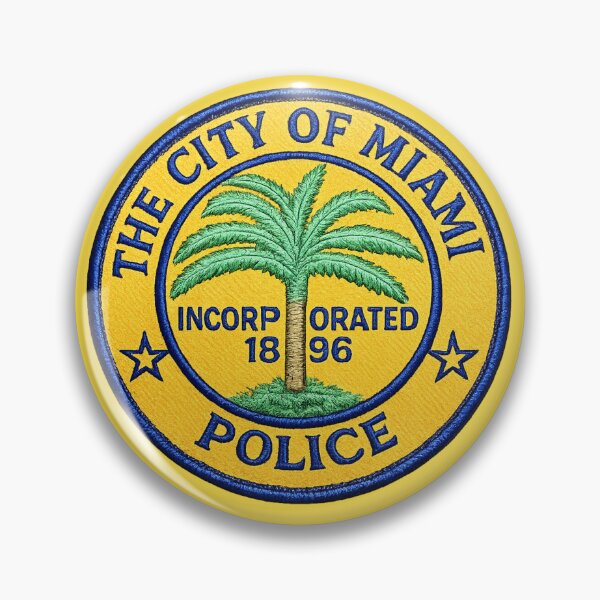 Item preview, Miami Florida Police Department designed and sold by LockedUp.