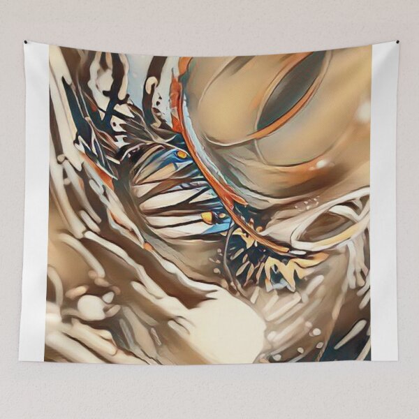 Item preview, Behind the Mask – Abstract Portrait designed and sold by Absractshop4942.