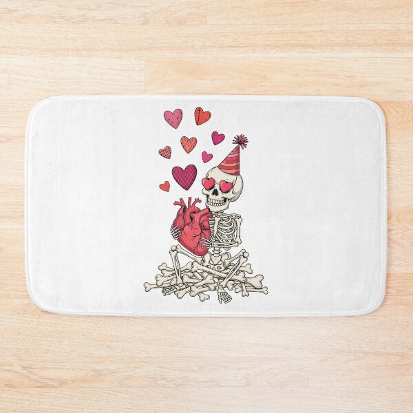 Item preview, Romantic Skeleton Party Hat Holding Human Heart designed and sold by Amir Faysal.