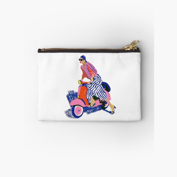 Item preview, Vintage Vespa  | Colorful Mediterranean Scooter Illustration designed and sold by Ramona-Gliga.