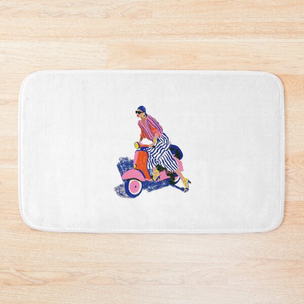 Item preview, Vintage Vespa  | Colorful Mediterranean Scooter Illustration designed and sold by Ramona-Gliga.