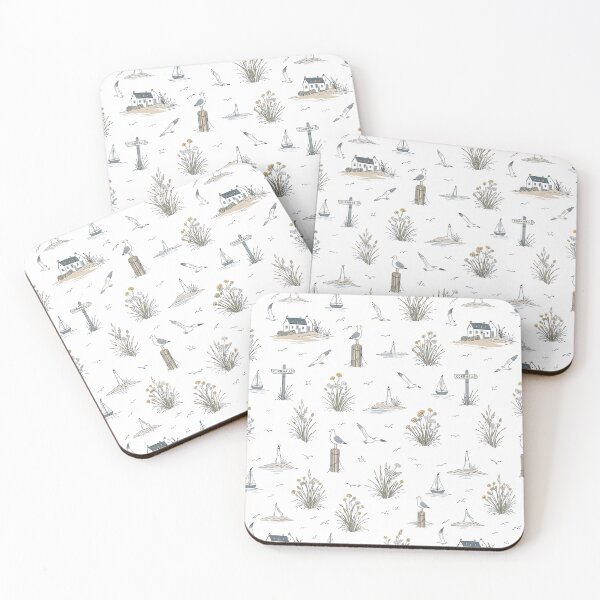 Item preview, Cornish Coastal Seagull Pattern designed and sold by TheSlowShore.