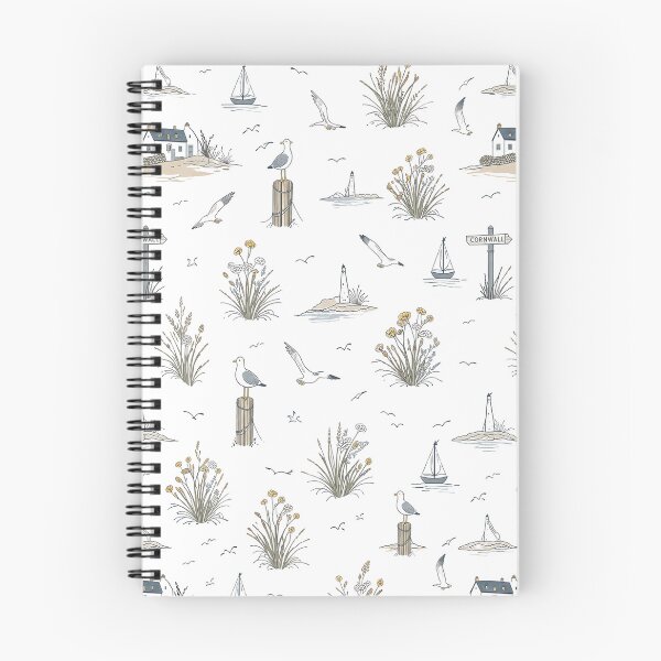 Item preview, Cornish Coastal Seagull Pattern designed and sold by TheSlowShore.