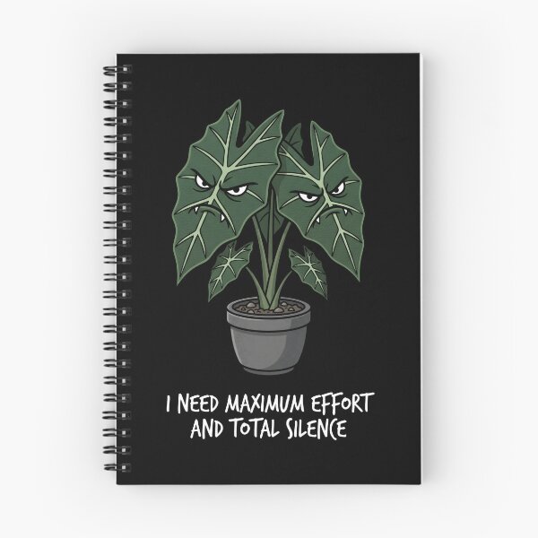 Item preview, Grumpy Alocasia Plant Grumpy Typography Introvert designed and sold by SplashTastic.