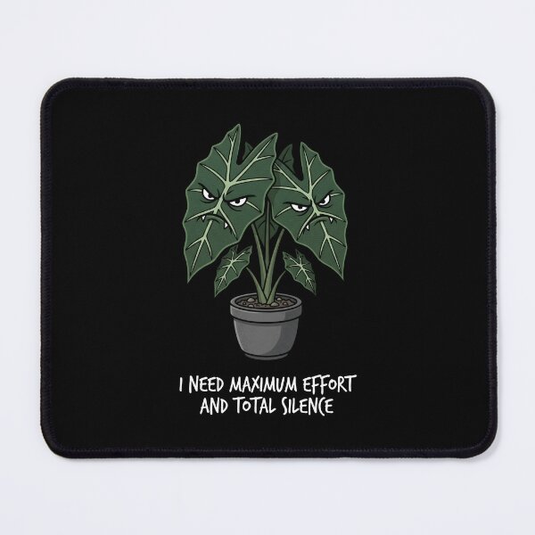 Item preview, Grumpy Alocasia Plant Grumpy Typography Introvert designed and sold by SplashTastic.