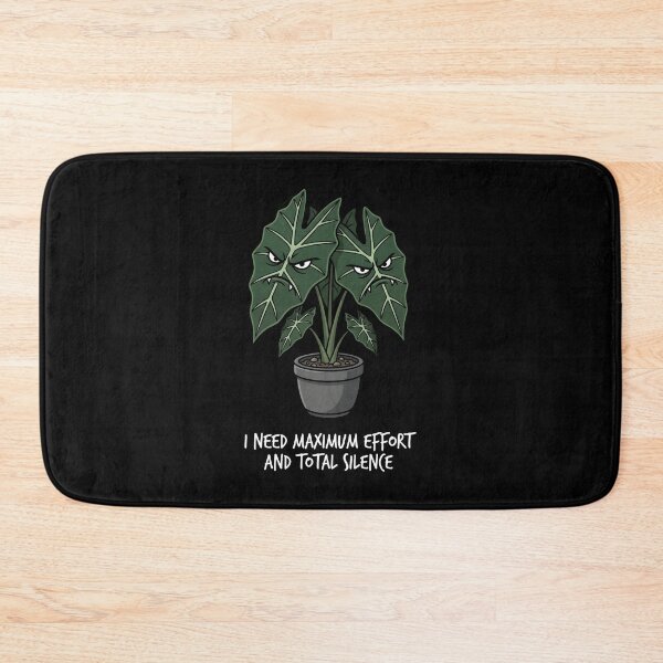Item preview, Grumpy Alocasia Plant Grumpy Typography Introvert designed and sold by SplashTastic.