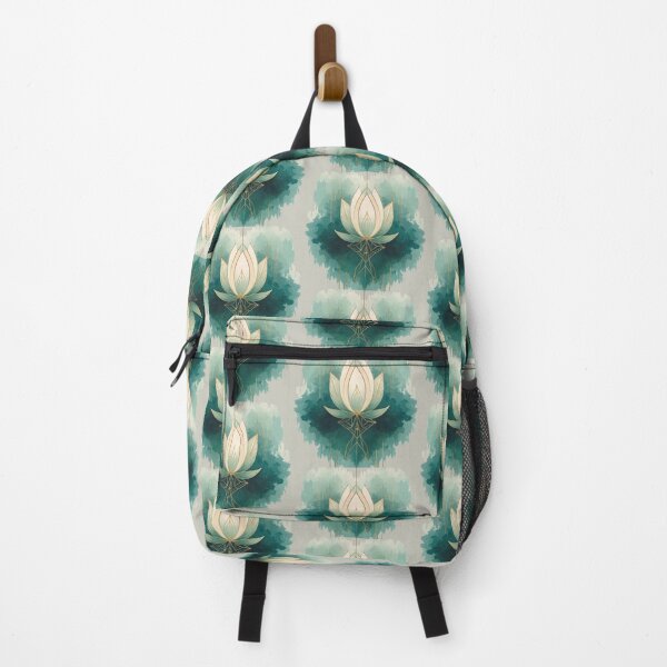 Item preview, Elegant Geometric Egyptian Lotus Flower Art designed and sold by Monyegy.