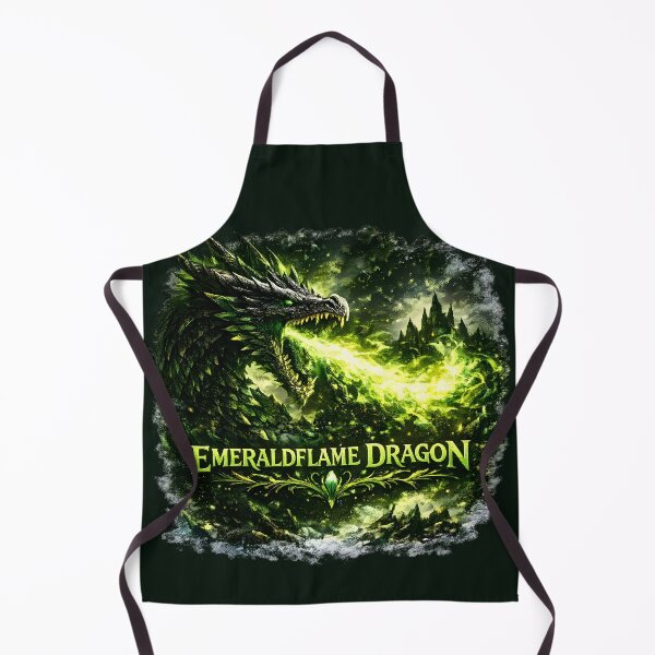 Item preview, Emeraldflame Dragon | Green Dragon Fantasy Art | Nature Dragon | Epic Mythical Creature Design designed and sold by RockyLambda.