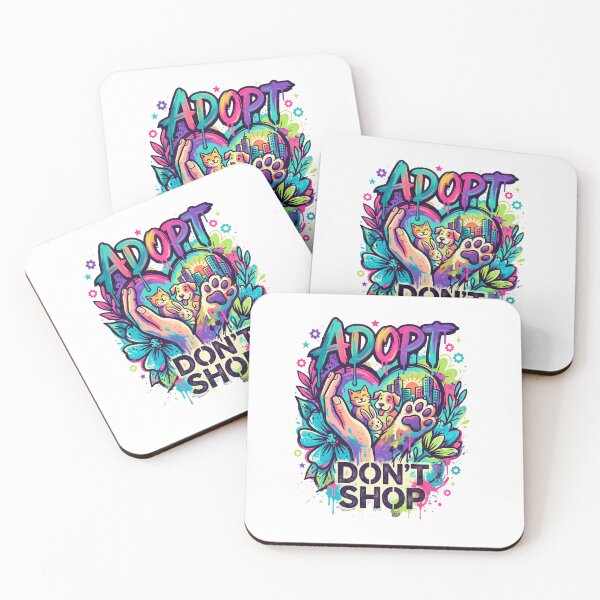 Item preview, Adopt Don't Shop Graffiti Animal Rescue designed and sold by GiaoCalonas.