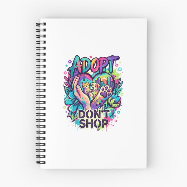 Item preview, Adopt Don't Shop Graffiti Animal Rescue designed and sold by GiaoCalonas.