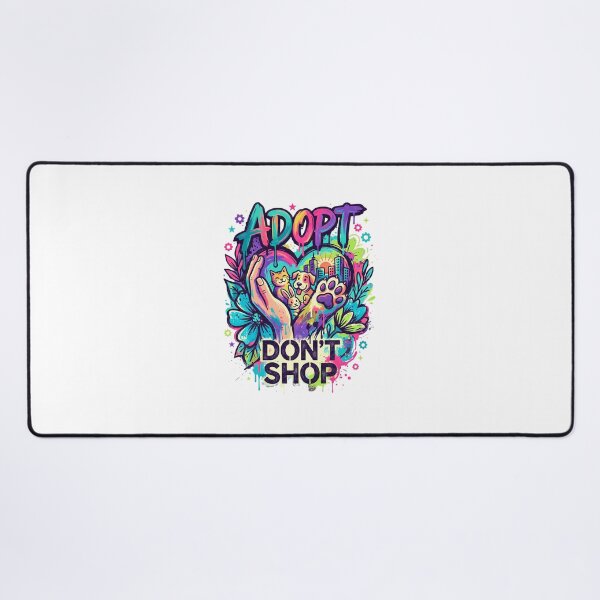 Item preview, Adopt Don't Shop Graffiti Animal Rescue designed and sold by GiaoCalonas.