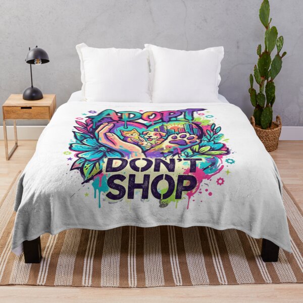 Item preview, Adopt Don't Shop Graffiti Animal Rescue designed and sold by GiaoCalonas.