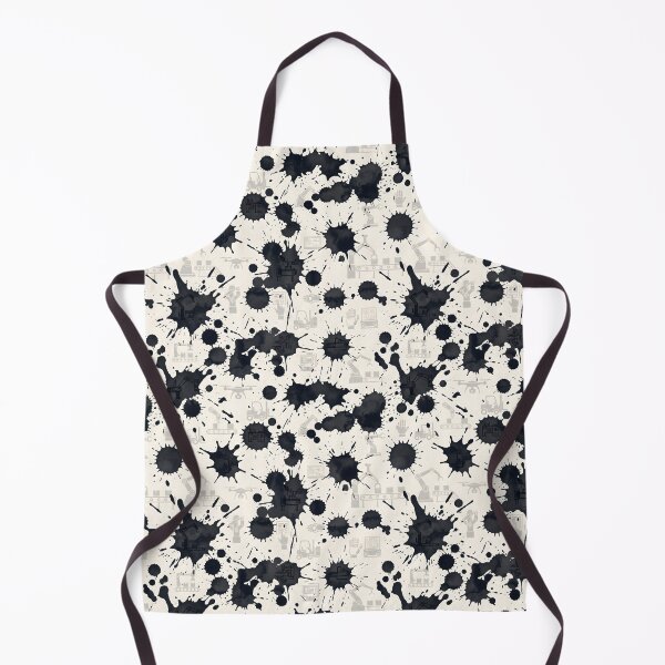 Item preview, Industrial Factory Robotics Ink Blot Pattern designed and sold by SplashTastic.